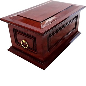Urna de cremación funeraria hecha a mano para hombres y mujeres adultos, urna de madera personalizada para cenizas de humanos - Product Image 1