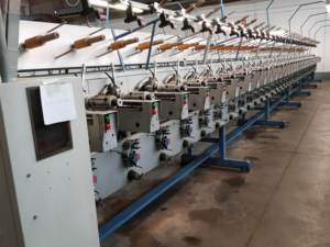 Bobine cylindrique Fadis Rpv-r, machine à enroulement manuel, précision de croisement, 36 broches, 700 m/min, 15 kW pour viscose, nylon, polyester - Product Image 5