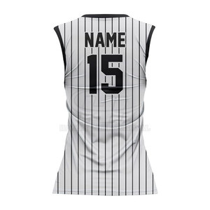 Stylish Eco-Friendly 100% Polyester Softball Sleeveless Shirt-Modern Sports Shirt for Men's Adult Teams Comfortable Fit - Product Image 4