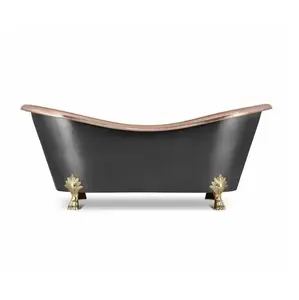 Most Selling Custom Design Wholesale Price Pure Copper Bathroom Bath Tub from Indian Exporter and Supplier