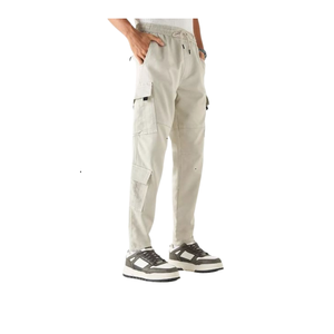 Customized Casual Comfortable Men's Cargo Pants Mid Waist highweight Breathable Pockets Wholesale Premium Canvas Summer High - Product Image 2