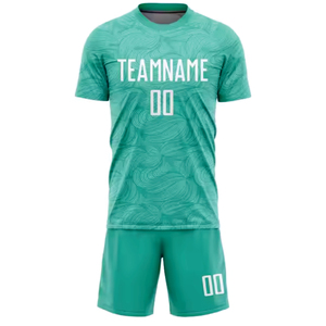 ชุดเสื้อฟุตบอลแบบซับลิเมชั่นสั่งทำพิเศษ สีดำ-เขียวนีออน คอกลม แขนสั้น ยูนิเซ็กซ์ ระบายเหงื่อได้ดี สำหรับผู้ใหญ่ ทุกฤดูกาล - Product Image 5