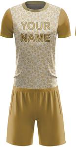 Maillot de football léger pour homme 100 % polyester respirant antibactérien à manches courtes avec logo personnalisé sur le devant – Prix de gros - Product Image 3