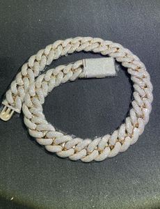 VVS Moissanite 925 Pulsera de plata esterlina 30MM 24 pulgadas Chapado en oro blanco - Product Image 2