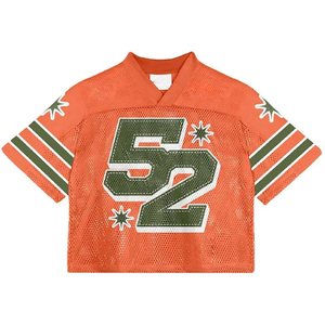 Nueva sublimación personalizada Fabricantes de camisetas de fútbol americano Malla transpirable Sublimación Camisetas de fútbol callejero Camiseta de equipo - Product Image 1