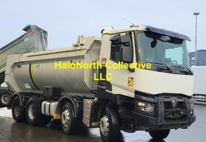 Camions d'occasion Renault C430 Tipper 8X4 Euro 6 à transmission automatique, moteur diesel, conduite à gauche, avec grue, benne basculante, tracteur et citerne (modèles 2014) - Product Image 5