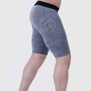 Shorts de compression personnalisés pour hommes, style streetwear, pour musculation, motif uni, pour la gym et la course à pied - Product Image 6