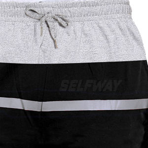 <b>Men's</b> Summer Casual <b>Running</b> <b>Shorts</b> Custom Logo 100% Cotton High Street Style Lightweight Solid Pattern Elastic Waist Canvas - Product Image 6
