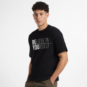 เสื้อยืดผู้ชาย Fit2Fight ลำลอง ผ้าฝ้าย 100% สีพื้น เสื้อยืดคอกลม ขายดี รับสกรีนโลโก้สำหรับผู้ชาย - Product Image 3