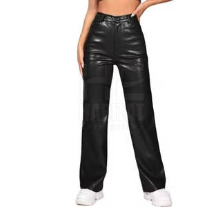 กางเกงหนังแฟชั่นสำหรับผู้หญิง วัสดุทนทาน สวมใส่สบาย เหมาะสำหรับทุกฤดูกาลและทุกโอกาส - Product Image 2