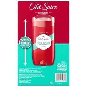 Desodorante Old Spice para Hombre, Pure Sport High Endurance, 3 oz, Paquete de 5 - Product Image 1