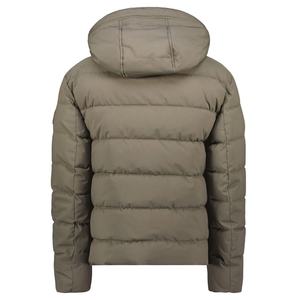 Poignets élastiques de style européen Poches supplémentaires Veste matelassée à capuche avec fermeture éclair pour hommes Vêtements d'extérieur respirants isolés Veste durable - Product Image 2