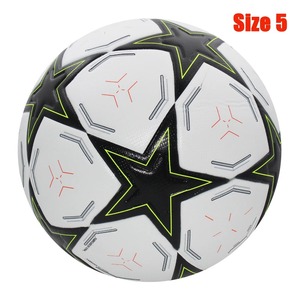 Balón de fútbol térmico de tamaño oficial 5, PVC PU de alta retención de aire para entrenamiento de partidos al aire libre y máquina divertida de coser, Fútbol Mundial - Product Image 4