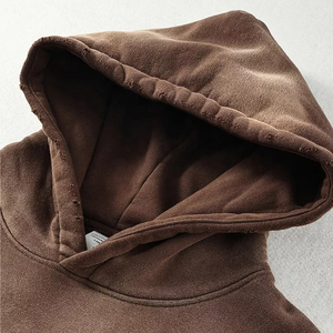 Chándal de terciopelo para hombre, 100% algodón, cortavientos personalizado, nailon, terciopelo para niños, lavado ácido, transpirable, unisex, conjunto de chándales para hombre 2025 - Product Image 4