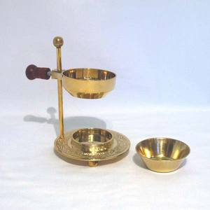 Vintage Newest Design Pure Brass Incense <b>Burner</b> Adjustable Bowl <b>Oil</b> Diffuser and Incense Holder for Meditation and Aromatic Use - Product Image 2