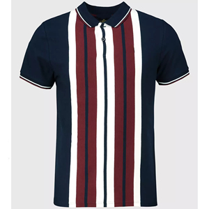 OEM Men's for <b>Polo</b> <b>Shirt</b> <b>with</b> Printed Solid Pattern Knitted Fabric Combination Collar Design and <b>Pocket</b> - Product Image 2
