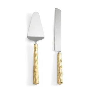 Juego de 2 Piezas de Cuchillo y Cortador de Pastel, Accesorios Decorativos de Diseño Elegante para Utensilios de Cocina y Eventos de Cumpleaños - Product Image 1