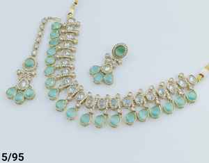 Moda último diseño de Gargantilla tradicional chapado en oro collar conjunto de joyas para mujeres - Product Image 6