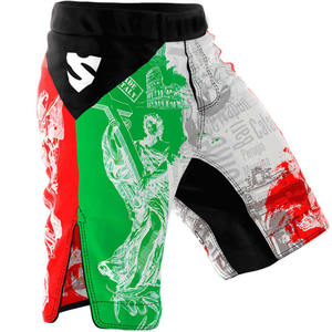 2024 nuevos pantalones cortos de boxeo de secado rápido personalizados, ropa de artes marciales cómoda para adultos, hombres, mujeres y niños para BJJ y MMA Fight - Product Image 2