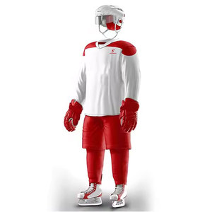 Uniforme de hockey sur glace sur mesure Uniforme de hockey sur glace de haute qualité Uniforme de hockey sur glace 100% polyester - Product Image 4