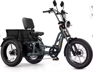 Tricycle électrique pliable de haute qualité pour adultes, 1200W, 22MPH, 100 miles d'autonomie, vélo à 3 roues avec marche arrière, garantie de 5 ans - Product Image 1