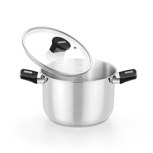 Pentola Elite in acciaio inox con coperchio in vetro 20 cm (Monix M240220) - Product Image 3