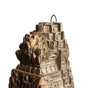 ขายึดไม้เนื้อแข็งสไตล์วินเทจอินเดีย แกะสลักด้วยมือ ทนทาน ตกแต่งผนังสถาปัตยกรรม ของตกแต่งบ้านสไตล์โบราณ ผสมผสานหลากหลาย 1 - Product Image 2