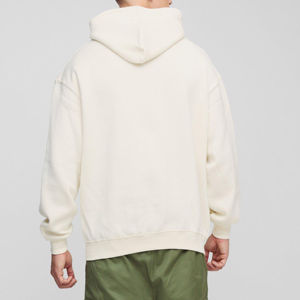 Venta caliente de invierno de peso pesado 100% algodón hombres pulóver Sudadera con capucha logotipo personalizado en relieve 3D bordado serigrafía-colores personalizados - Product Image 2