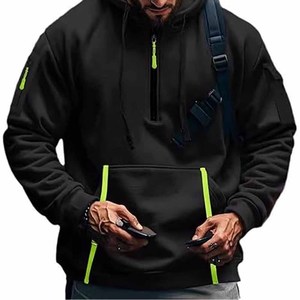 Sudadera con Capucha para Hombre, Informal, de Color Sólido, Transpirable, con Logotipo Personalizado y Diseño Subido por Dress Sports - Product Image 4