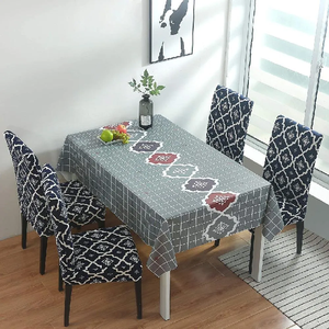 Custom Lace Standard Rectangle Sizes Protector Table Cloth 100% Organic Cotton GOTS Certificate Table Cover for Wedding Kitchen - Product Image 1