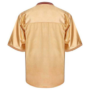 Maillot de football américain personnalisé sur mesure uniforme de haute qualité 100% polyester respirant couleur rose manches courtes 2025 - Product Image 6