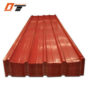 Prepainted צבע מצופה אבץ אלומיניום גיליון פלדה גלי Ibr Ppgi מתכת מגולוון פלדת קירוי גיליון - Product Image 1