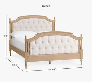 Giường Gỗ Tếch Vua Kích thước nền tảng GIƯỜNG KHUNG đồ nội thất phòng ngủ Set-Upholstery hiện đại nội thất phòng ngủ - Product Image 6