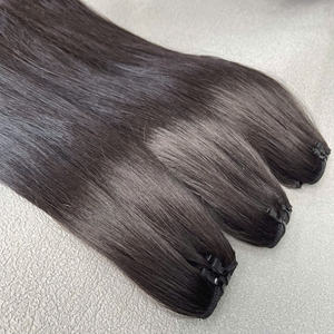 Paquetes de extensiones de cabello humano alineados con cutícula, precio directo de fábrica, Envío Mundial de cabello vietnamita crudo, en stock - Product Image 2