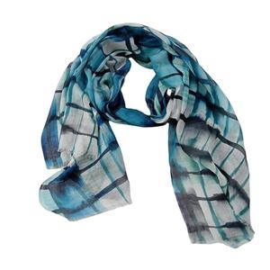 Chal de algodón modal 100% sin costuras de tartán para mujer, estampado Digital, textura suave, último diseñador de moda, aspecto moderno, precio barato - Product Image 1