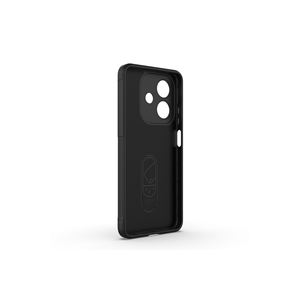 Coque de téléphone en silicone TPU à motif éthnique creux pour Oppo A3 A53 A03S, coque de protection souple en noir - Product Image 4