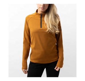 Camiseta de manga larga ecuestre transpirable de alta calidad, Top de capa Base para montar a caballo, camisa con cremallera para mujer - Product Image 4