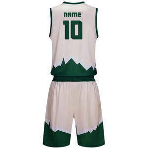 Maillot de basket-ball professionnel personnalisable ensemble de shorts uniformes respirants de haute qualité numéros de nom d'équipe options de taille OEM - Product Image 6