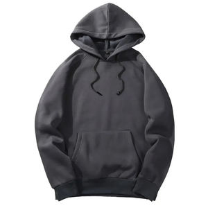 Sweat-shirt à capuche en molleton de coton French Terry, logo graphique brodé personnalisé, fabricants de sweats à capuche lestés pour hommes, imperméable - Product Image 6