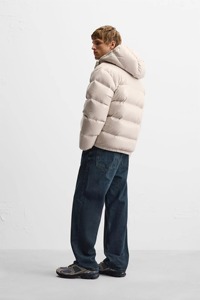 OEM Custom Design Men's Hooded <b>Bubble</b> <b>Coat</b> for Winter High Quality Puffer Jacket From Pakistan Streetwear Style - Product Image 5