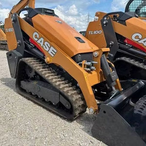 Nouveau pour le mini-chargeur compact à chenilles TL100, moteur diesel, 1 tonne, 25 CV, haute efficacité, compact, à conducteur marchant, pour l'aménagement paysager et la construction - Product Image 1