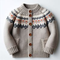 Blouson Bomber Polyvalent en Laine Mérinos pour Enfants – Style Vintage, Élégance Intemporelle, Durabilité, Légèreté, Chaleur Assurée Hiver Après Hiver
