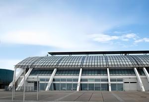 Pabellón de estructura de acero de <span class=keywords><strong>arquitectura</strong></span> moderna con estructura de gran amplitud para sala de convenciones de museos de exposiciones y eventos públicos - Product Image 4