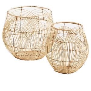 Diseño clásico personalizado Catering uso encimera centros de mesa decorativos para cesta de frutas soporte cesta de frutas de madera y Metal - Product Image 2