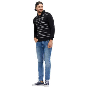 Sudaderas con capucha de lana de invierno para hombre de alta calidad, diseño impreso en pantalla, técnica lavada de Color sólido, sudaderas con capucha - Product Image 1