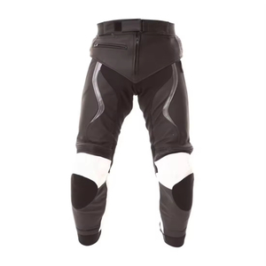 Pantalones de carreras de motocicleta a prueba de viento de protección de cuero Original pantalón de moto de corte automatizado chaqueta de la motocicleta - Product Image 5