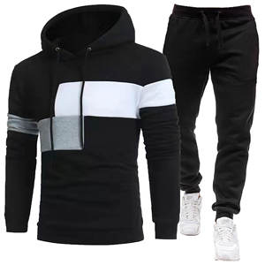 Tech Fleece Hombres Chándales Sudaderas con capucha Traje Otoño Invierno Hombres Suéter con capucha y pantalones de chándal Conjunto de dos piezas Tallas grandes Ropa de hombre - Product Image 3