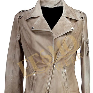 Chaqueta Bomber de Piel de Oveja para Mujer, Estilo Moderno, Impermeable, Cortavientos, con Mangas Desmontables de Mezclilla, Ligera y Suave para Invierno - Product Image 1
