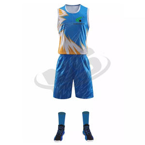 2025 nuevo diseño uniforme de baloncesto para hombres 100% poliéster tela transpirable logotipo personalizado ropa de equipo precio al por mayor de Pakistán - Product Image 6