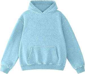 Pulls à capuche, sweats vintage surdimensionnés délavés à l'acide pour couples. Hommes et femmes - Product Image 4